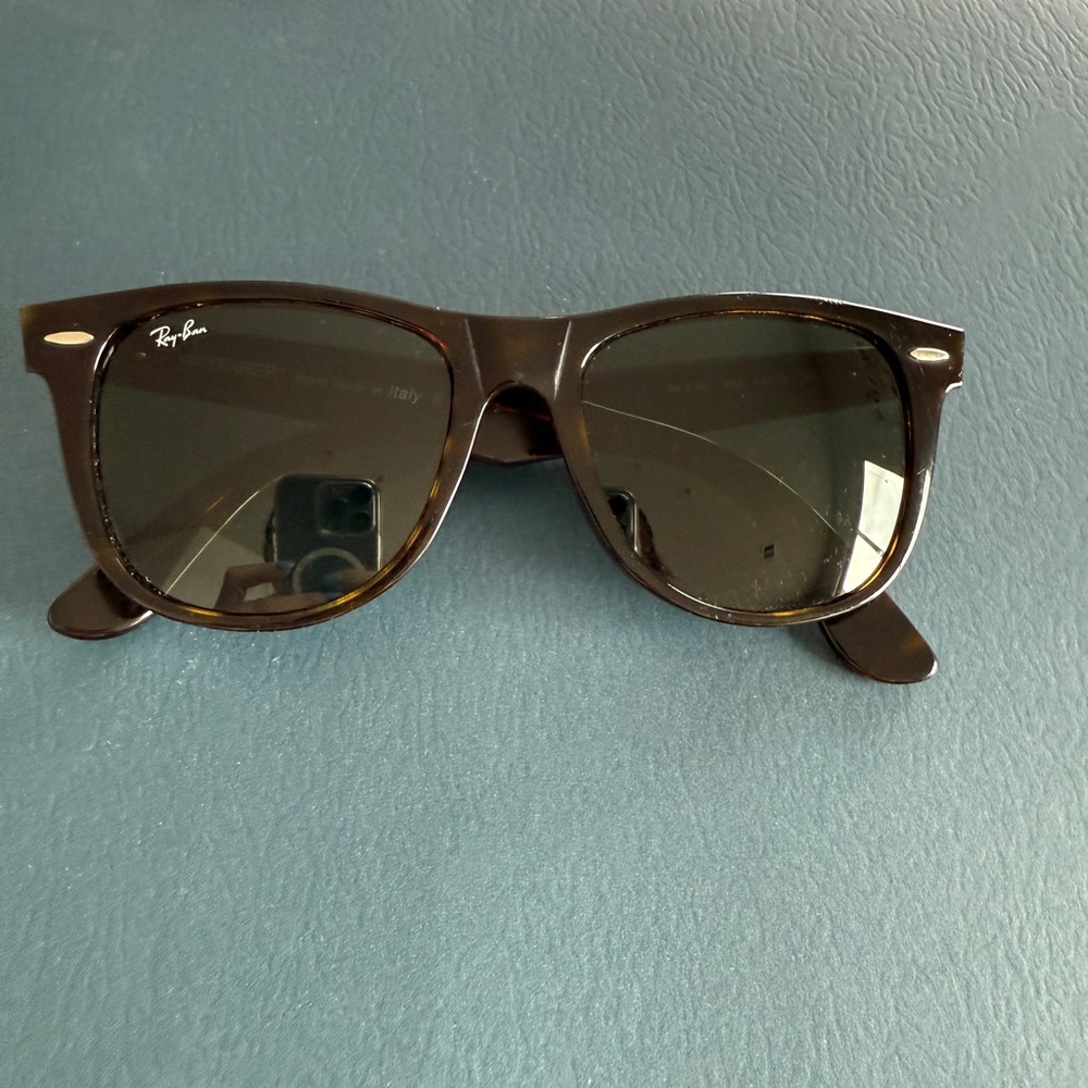 Ray-Ban Wayfarer Sunglasses in Tortoise Brown with Dark Lenses